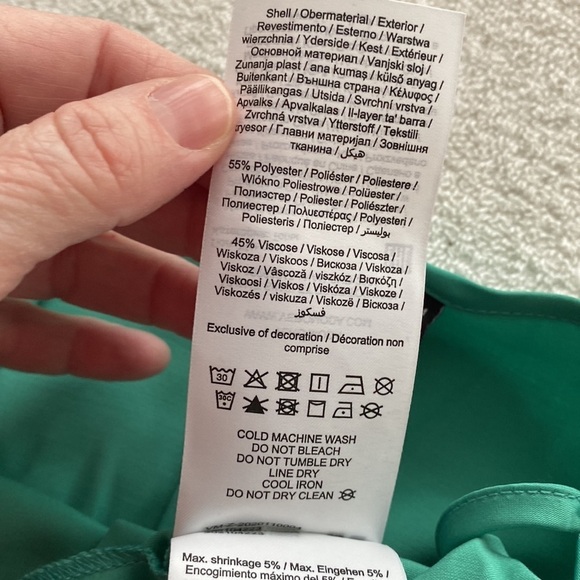 Vero Moda Nat satin crop top cowl neck spaghetti straps size medium NWT - Picture 5 of 10